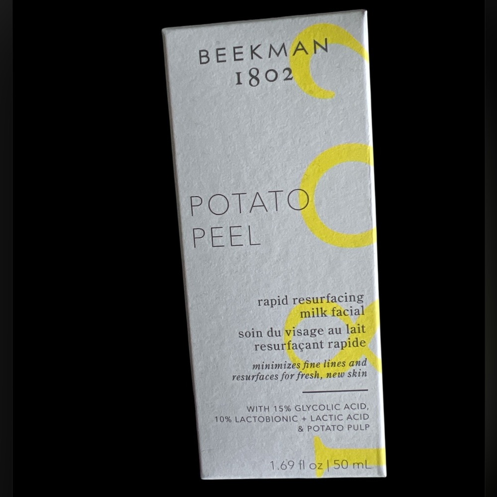 NWT Beekman 1802 Potato Peel Rapid Resurfacing milk facial regular size 1.69 oz